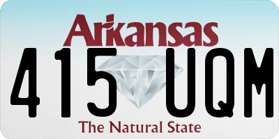 AR license plate 415UQM