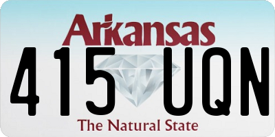 AR license plate 415UQN