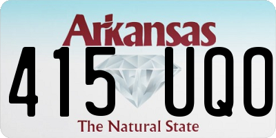 AR license plate 415UQO