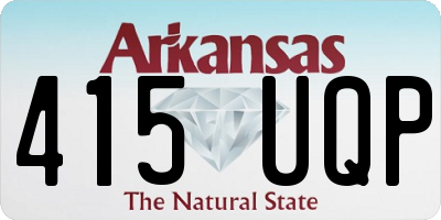 AR license plate 415UQP
