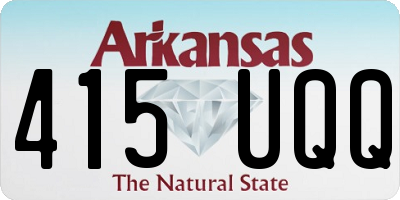 AR license plate 415UQQ