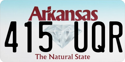 AR license plate 415UQR