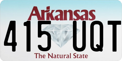 AR license plate 415UQT