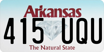 AR license plate 415UQU