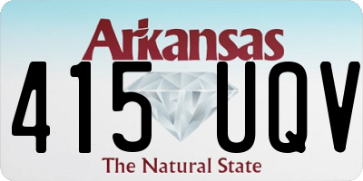 AR license plate 415UQV