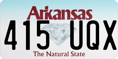 AR license plate 415UQX