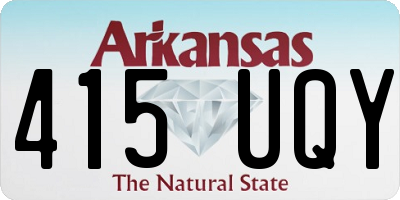 AR license plate 415UQY