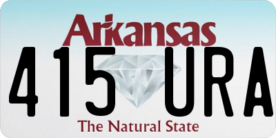 AR license plate 415URA