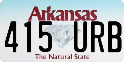 AR license plate 415URB