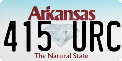 AR license plate 415URC