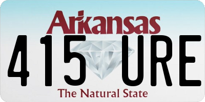 AR license plate 415URE