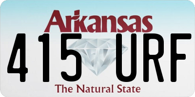AR license plate 415URF