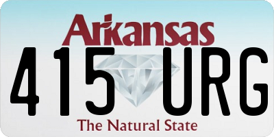 AR license plate 415URG