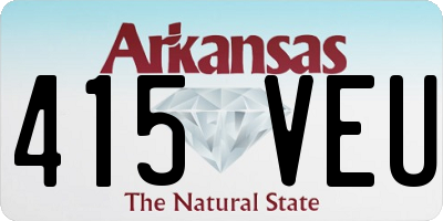 AR license plate 415VEU