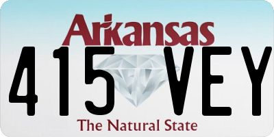 AR license plate 415VEY