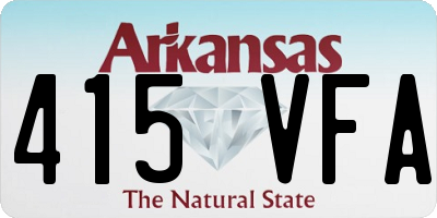 AR license plate 415VFA