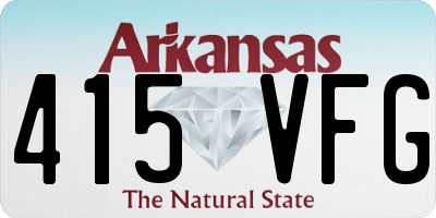 AR license plate 415VFG