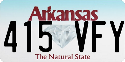 AR license plate 415VFY