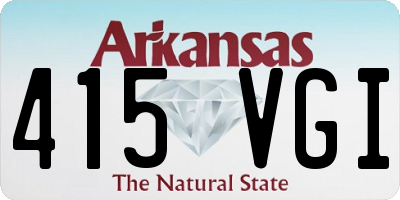 AR license plate 415VGI