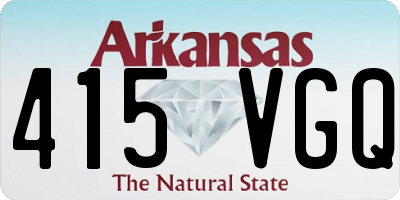 AR license plate 415VGQ