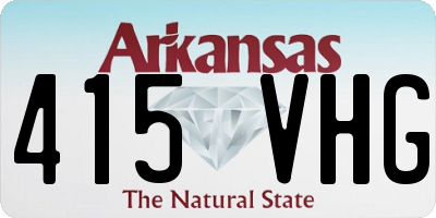 AR license plate 415VHG