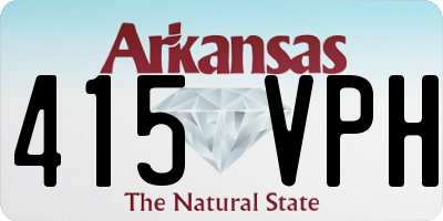 AR license plate 415VPH