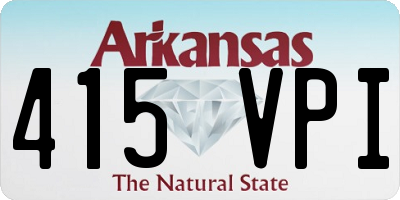 AR license plate 415VPI
