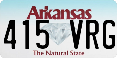 AR license plate 415VRG