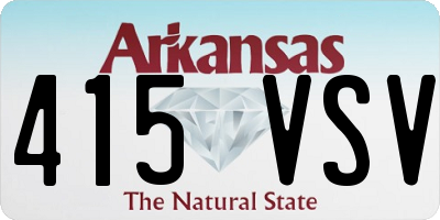 AR license plate 415VSV