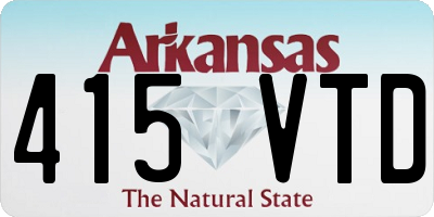 AR license plate 415VTD