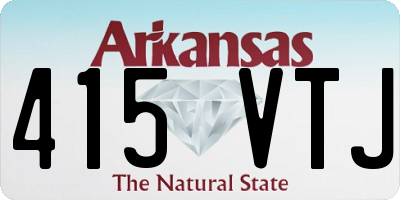 AR license plate 415VTJ