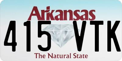 AR license plate 415VTK
