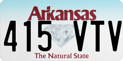 AR license plate 415VTV