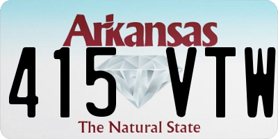 AR license plate 415VTW