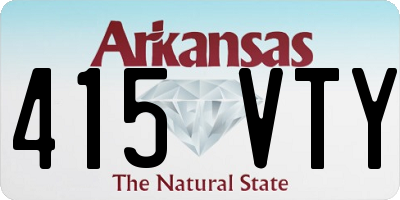 AR license plate 415VTY