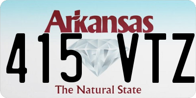 AR license plate 415VTZ