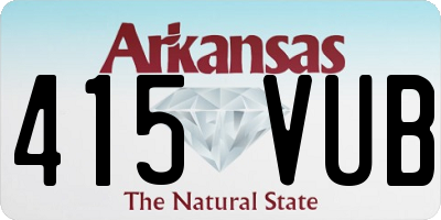 AR license plate 415VUB