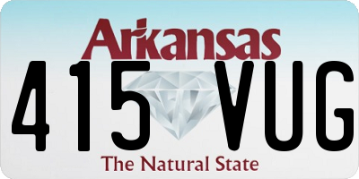 AR license plate 415VUG