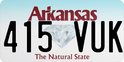 AR license plate 415VUK