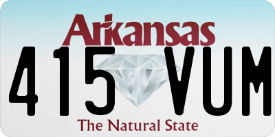 AR license plate 415VUM