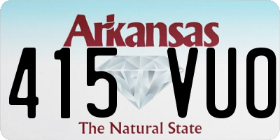 AR license plate 415VUO