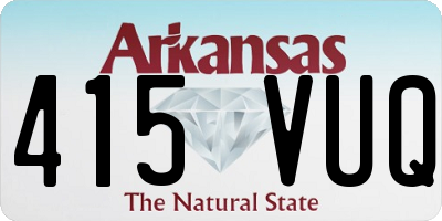 AR license plate 415VUQ