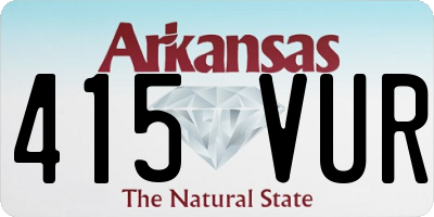AR license plate 415VUR
