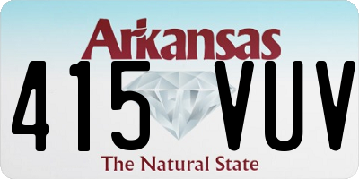 AR license plate 415VUV