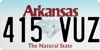 AR license plate 415VUZ