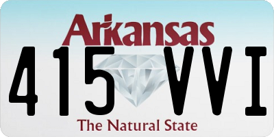AR license plate 415VVI