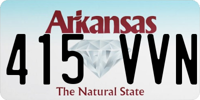 AR license plate 415VVN