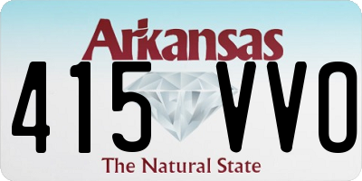 AR license plate 415VVO