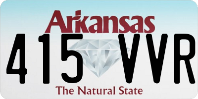 AR license plate 415VVR