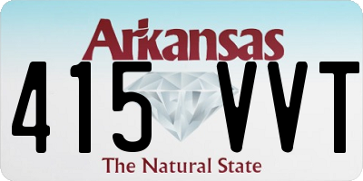 AR license plate 415VVT
